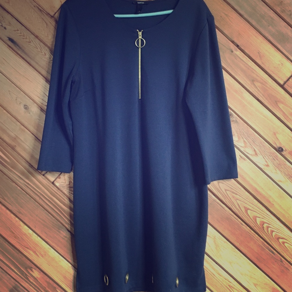 Navy blue MSK sheath dress